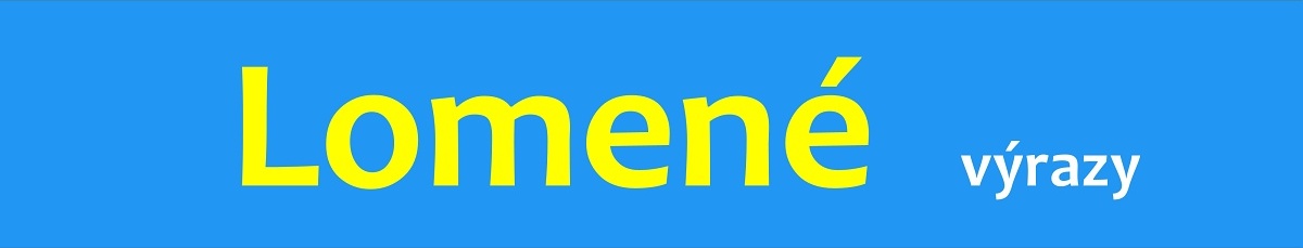 Násobení a dělení lomených výrazů - matematika pro 2. stupeň ZŠ